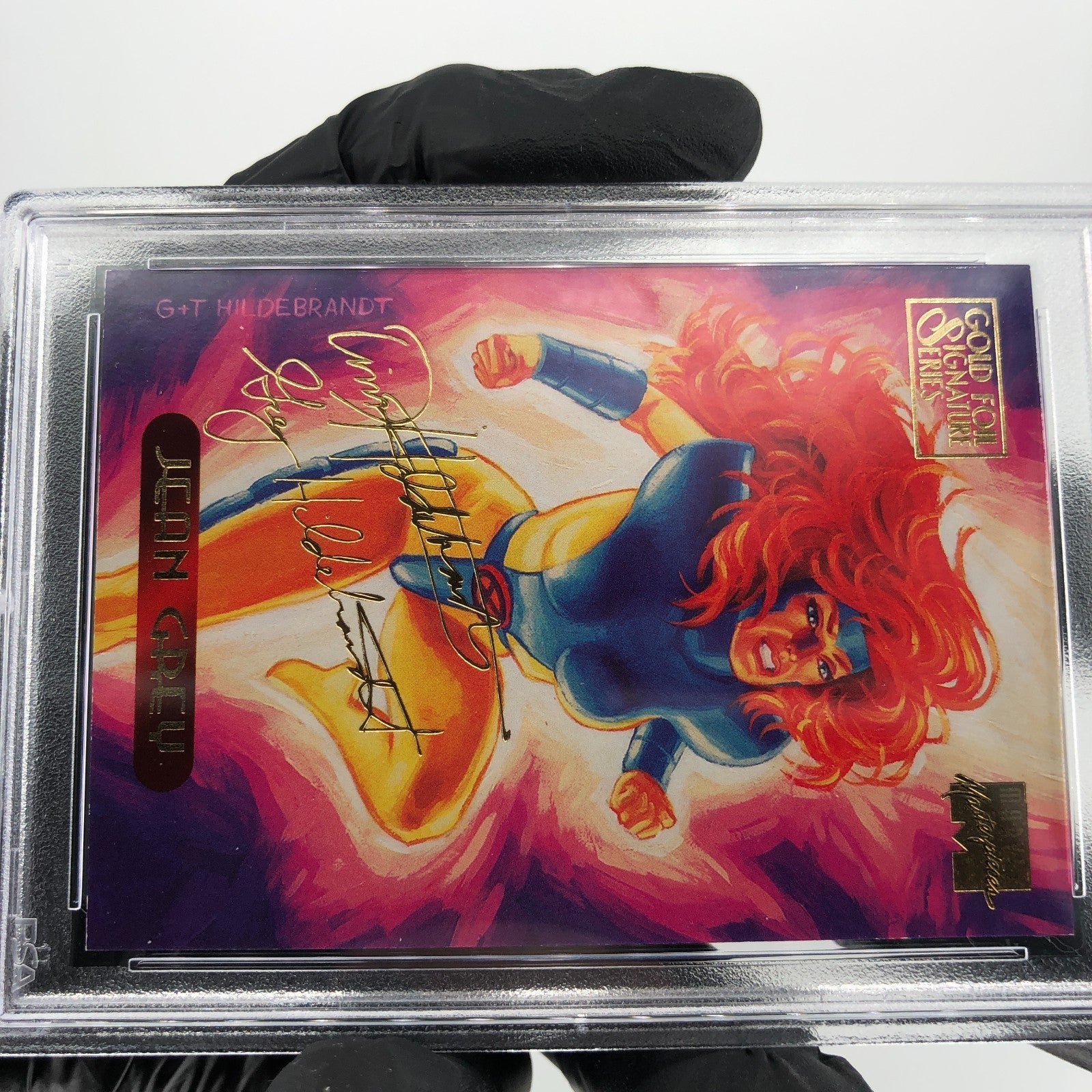 PSA 6 Marvel Card Jean Grey 45Gold Signature Upper Deck Masterpieces 1994 [6]