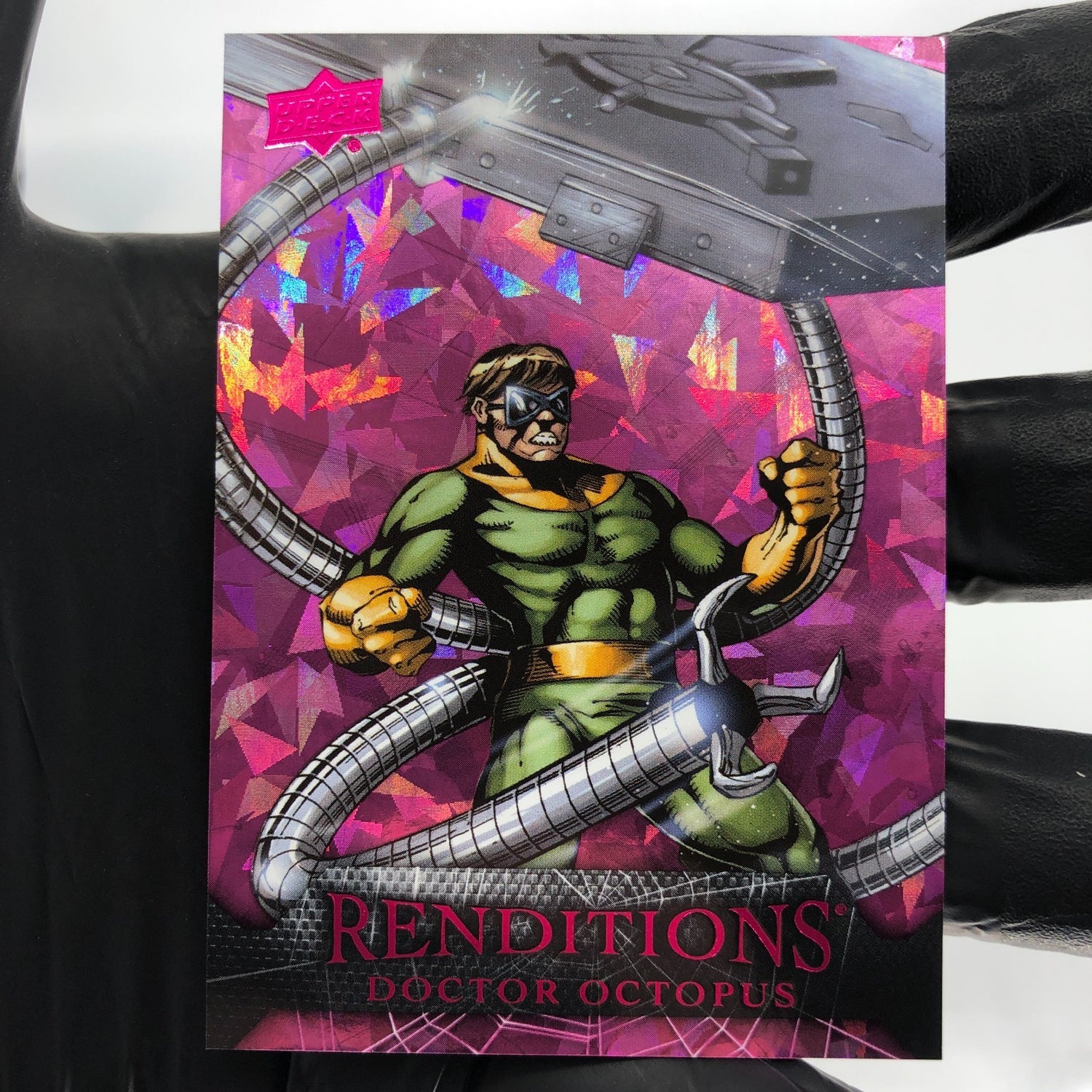 Marvel Card Doctor Octopus 4 Pink /199 Fleer Upper Deck Renditions [NM]