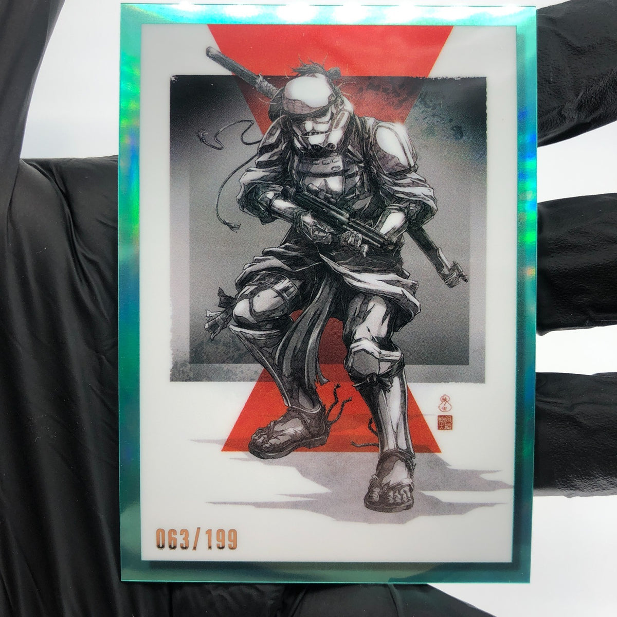 Star Wars Galaxy 2023 Reimagined Art GV-14 Aqua  /199 Insert Topps Chrome [NM]