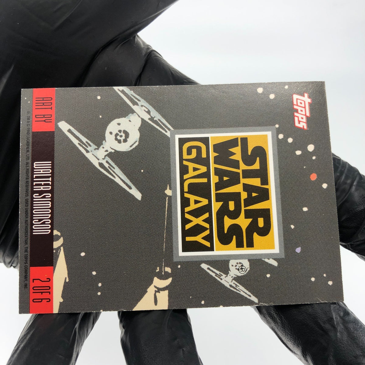 Star Wars Galaxy Card Han Solo 2 of 6 Walter Simonson Etched Foil Topps 1993[NM]