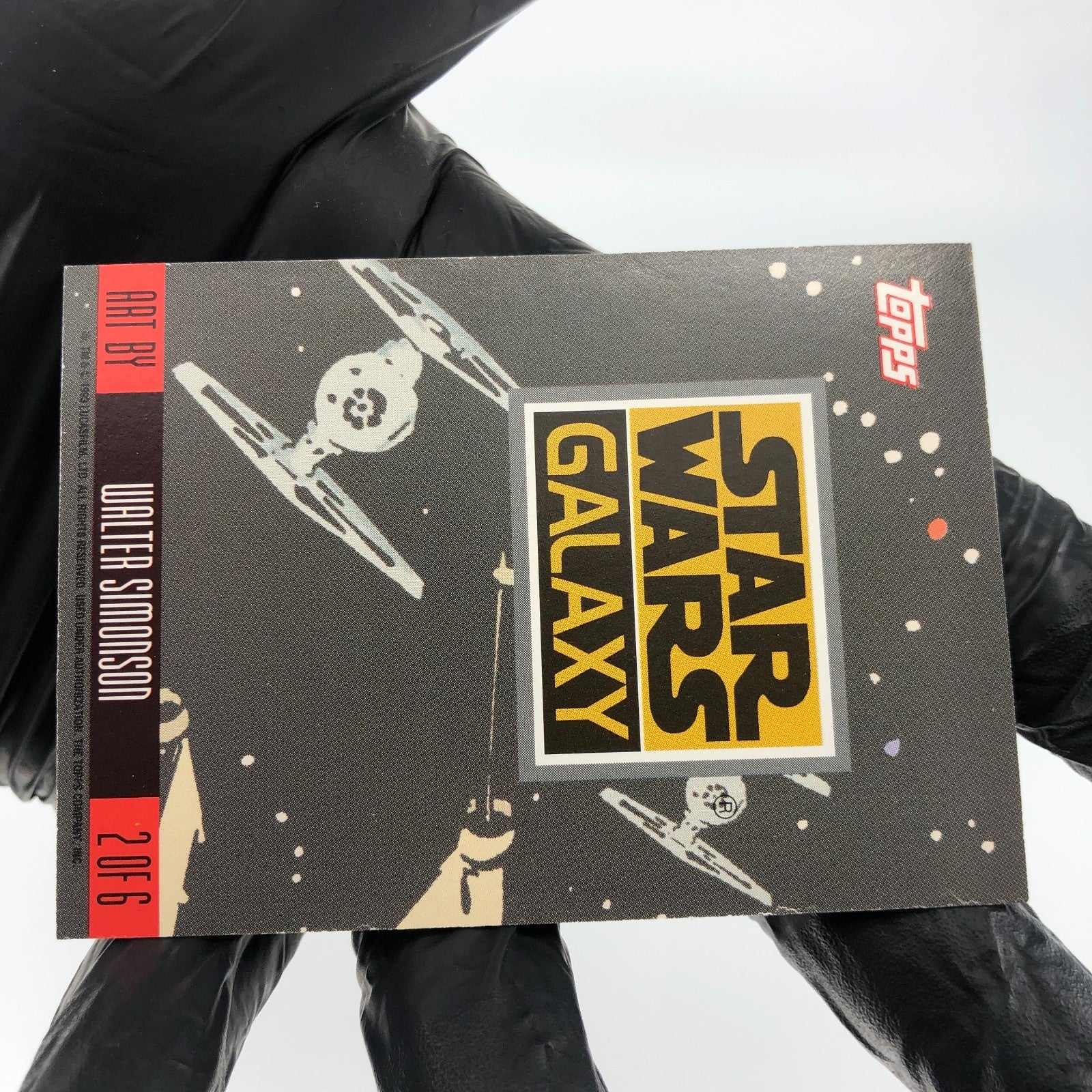 Star Wars Galaxy Card Han Solo 2 of 6 Walter Simonson Etched Foil Topps 1993[NM]