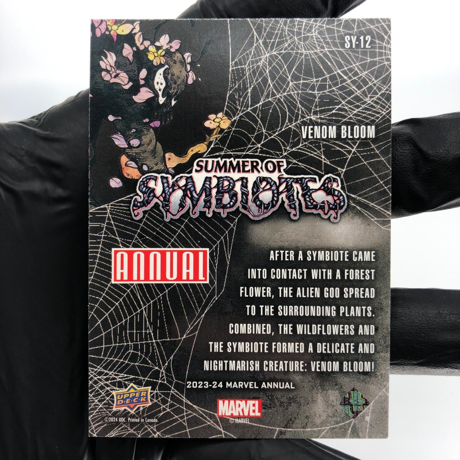 Marvel Card Venom Bloom SY-12 Annual Upper Deck Flair 2023 [NM]