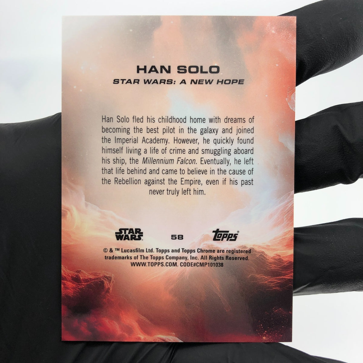 2025 Topps Chrome Star Wars Han Solo 58 /10 Holo [NM]