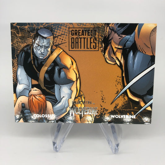 Marvel Card Colossus Vs Greatest Battles GB-19 Fleer Upper Wolverine Ultra [A]