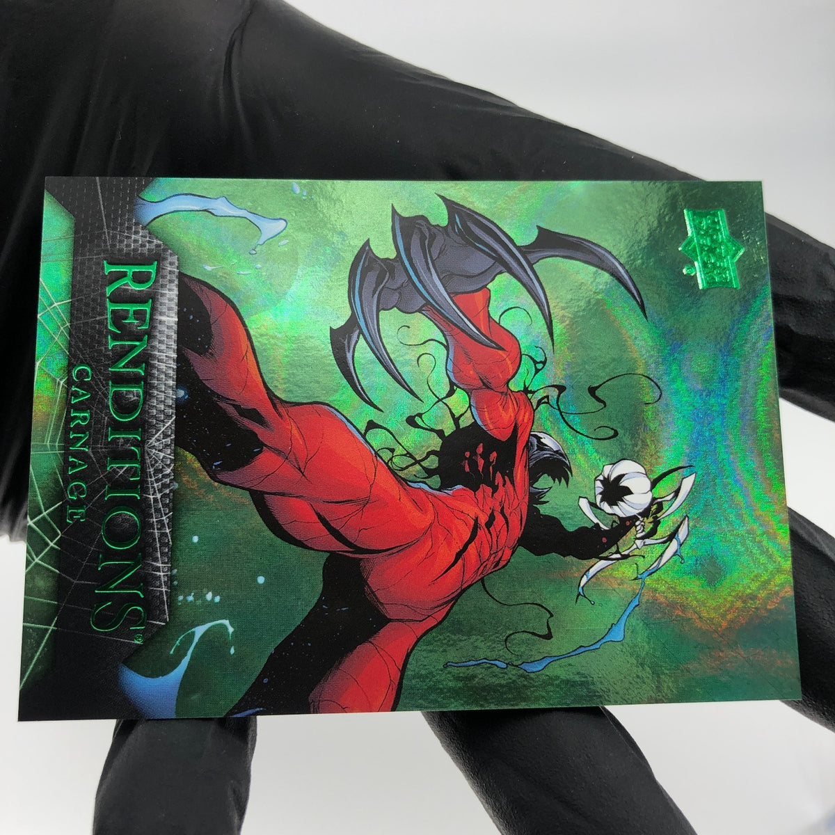 Marvel Card Carnage 25 Green Goblin /399 Fleer Upper Deck Renditions [NM]