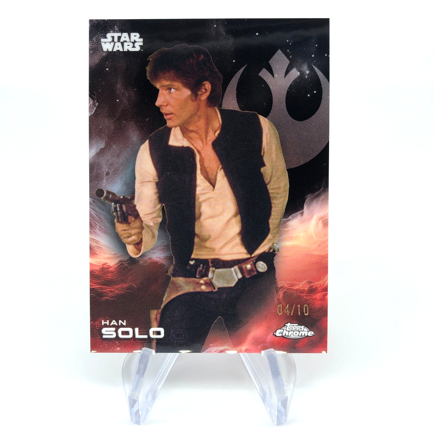 2025 Topps Chrome Star Wars Han Solo 58 /10 Holo [NM]
