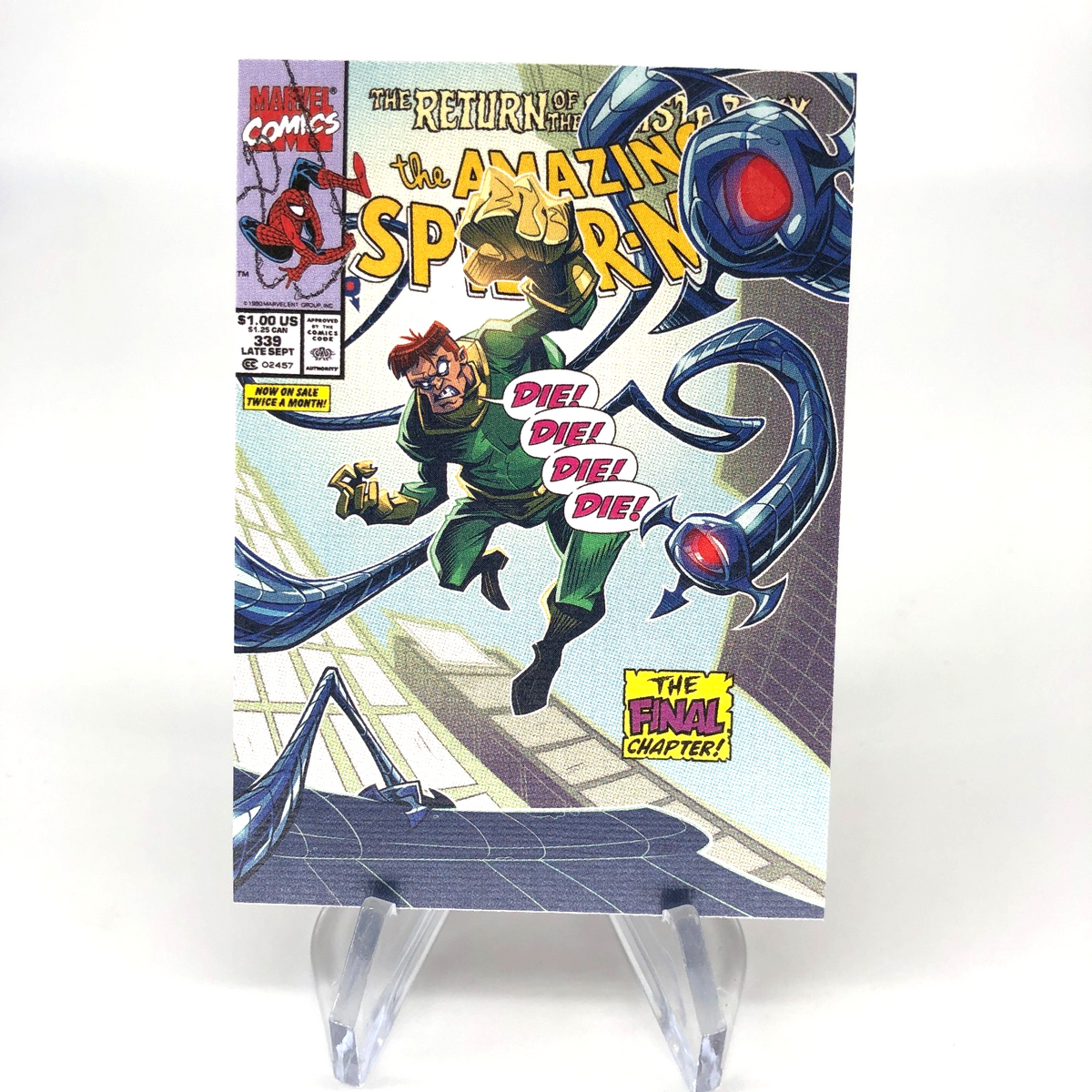 Marvel Card Doctor Octopus 66 Comic Covers Fleer Upper Deck Renditions [NM]