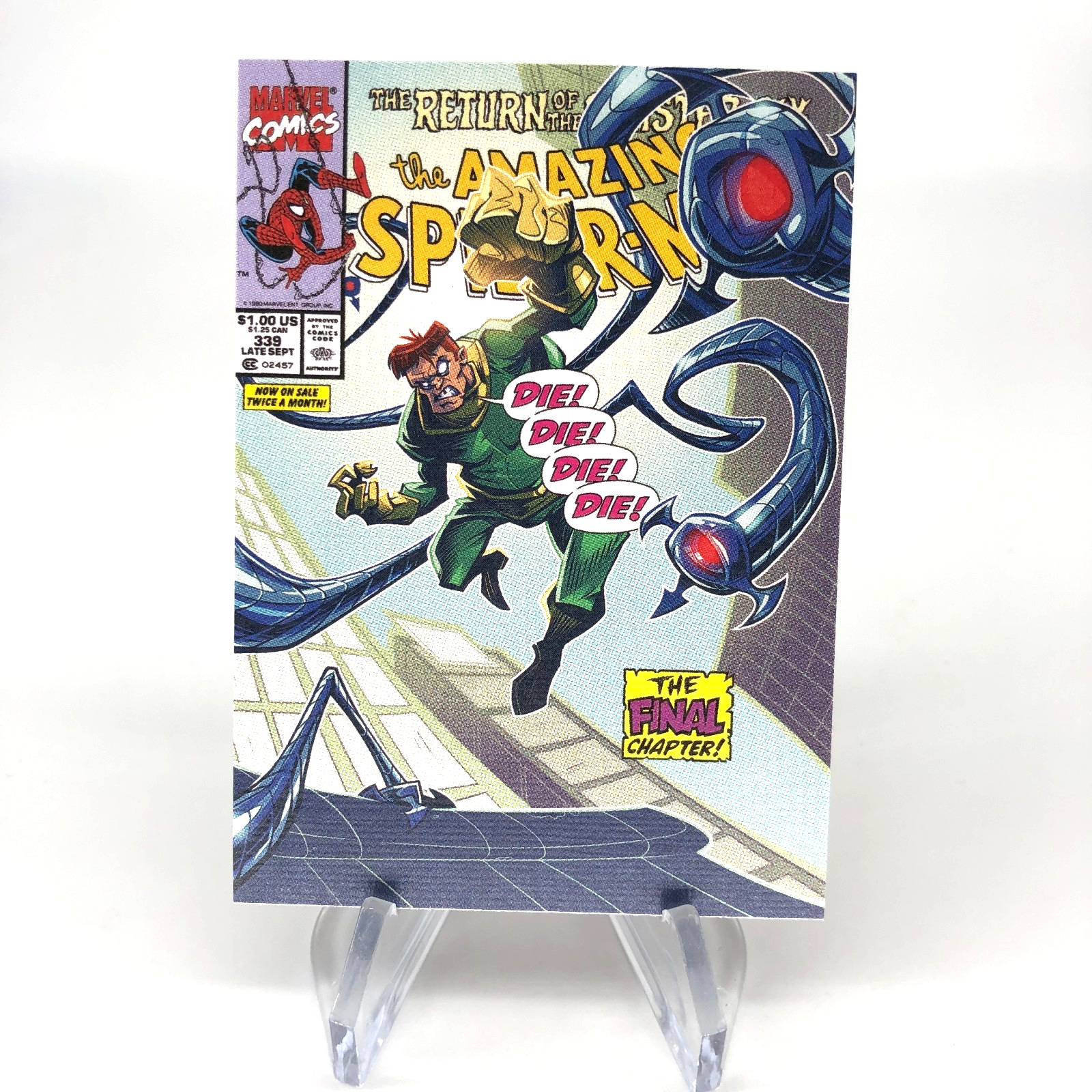 Marvel Card Doctor Octopus 66 Comic Covers Fleer Upper Deck Renditions [NM]
