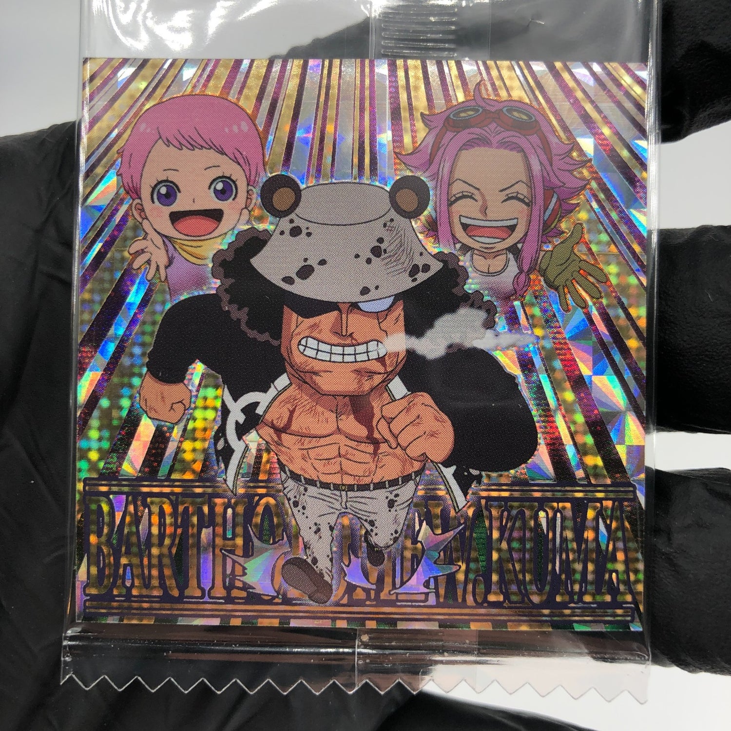 One Piece Kuma SW12-S1 SEC Holo Wafer  Japanese [Sealed]