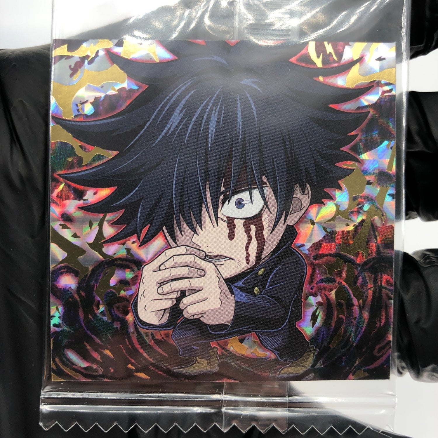 Jujutsu Kaisen Megumi Fushiguro 2-25 R Four Star Holo Wafer Japanese [Sealed]