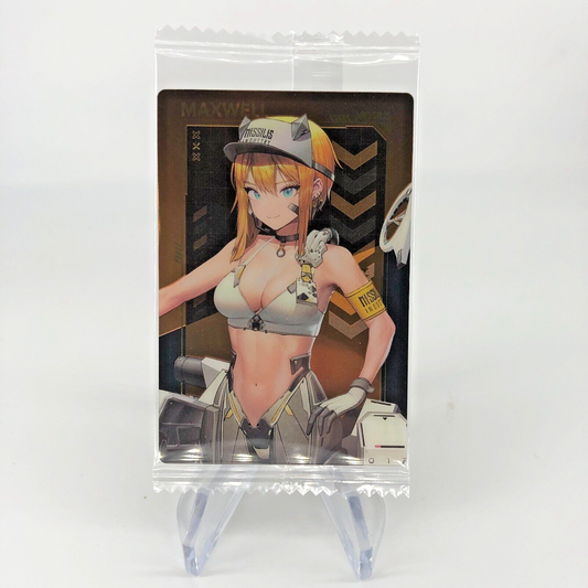Nikke Card Maxwell No.012 Wafer Holo Bandai Japanese Sealed [Rank S]