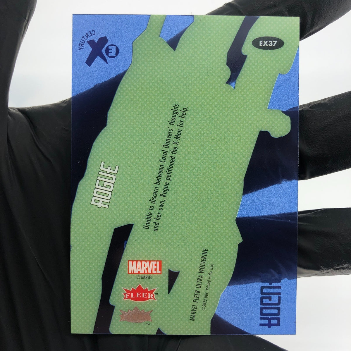 Marvel Card Rogue EX37 Blue /37 Century Upper Deck Wolverine [Exc.]
