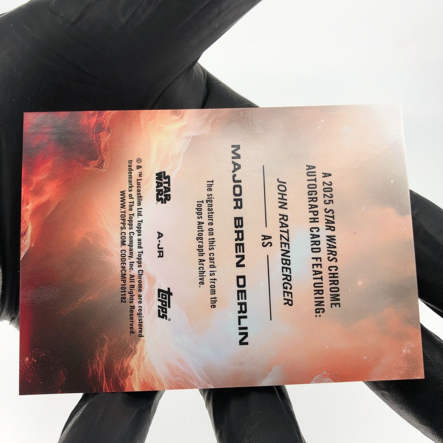 Star Wars Topps Chrome 2025 Bren Derlin A-JR  /25 Signed John Ratzenberger [NM]