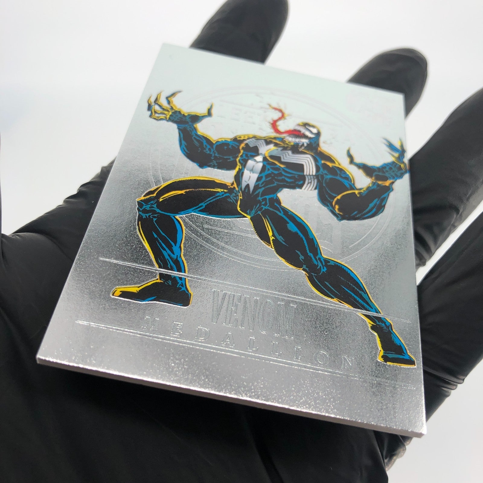 Marvel Card  Venom M-45 Medallion Fleer Upper Deck Midnight Sons [NM]