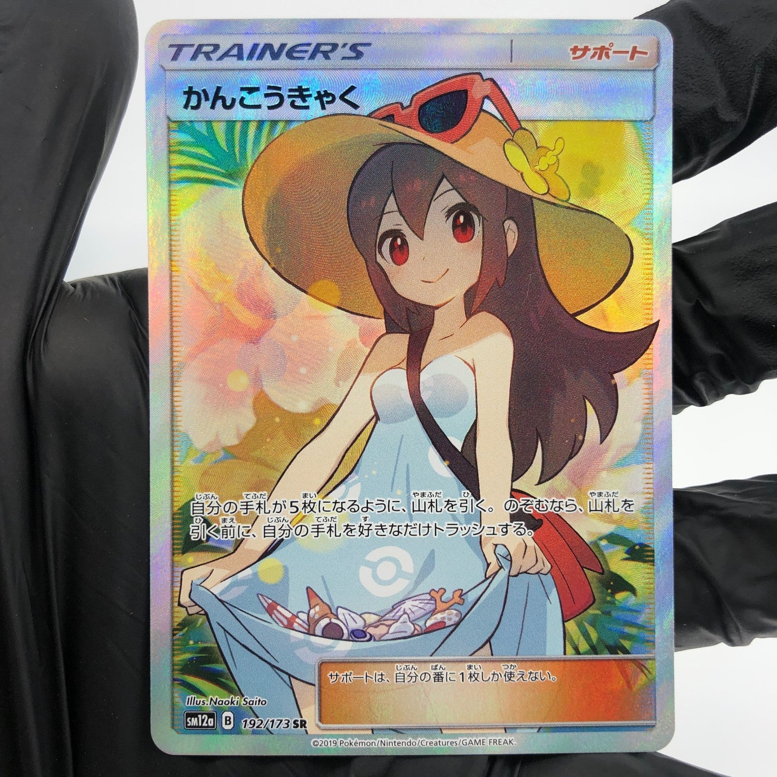 Pokemon Card Sightseer 192/173 SR SM12a Waifu Holo Japanese Karte [Exc.]