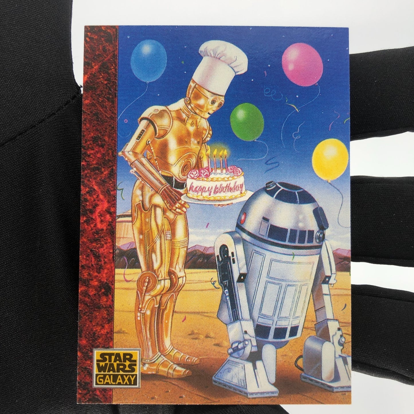 Star Wars Galaxy Card The Art Of 76 Topps R2-D2 C3PO 1993 [Rank A]