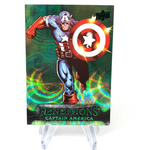 Marvel Card Captain America 79 Green  /399 Fleer Upper Deck Renditions [NM]