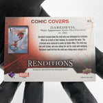 Marvel Card Daredevil 83 Canvas Comic Covers Fleer Upper Deck Renditions [NM]