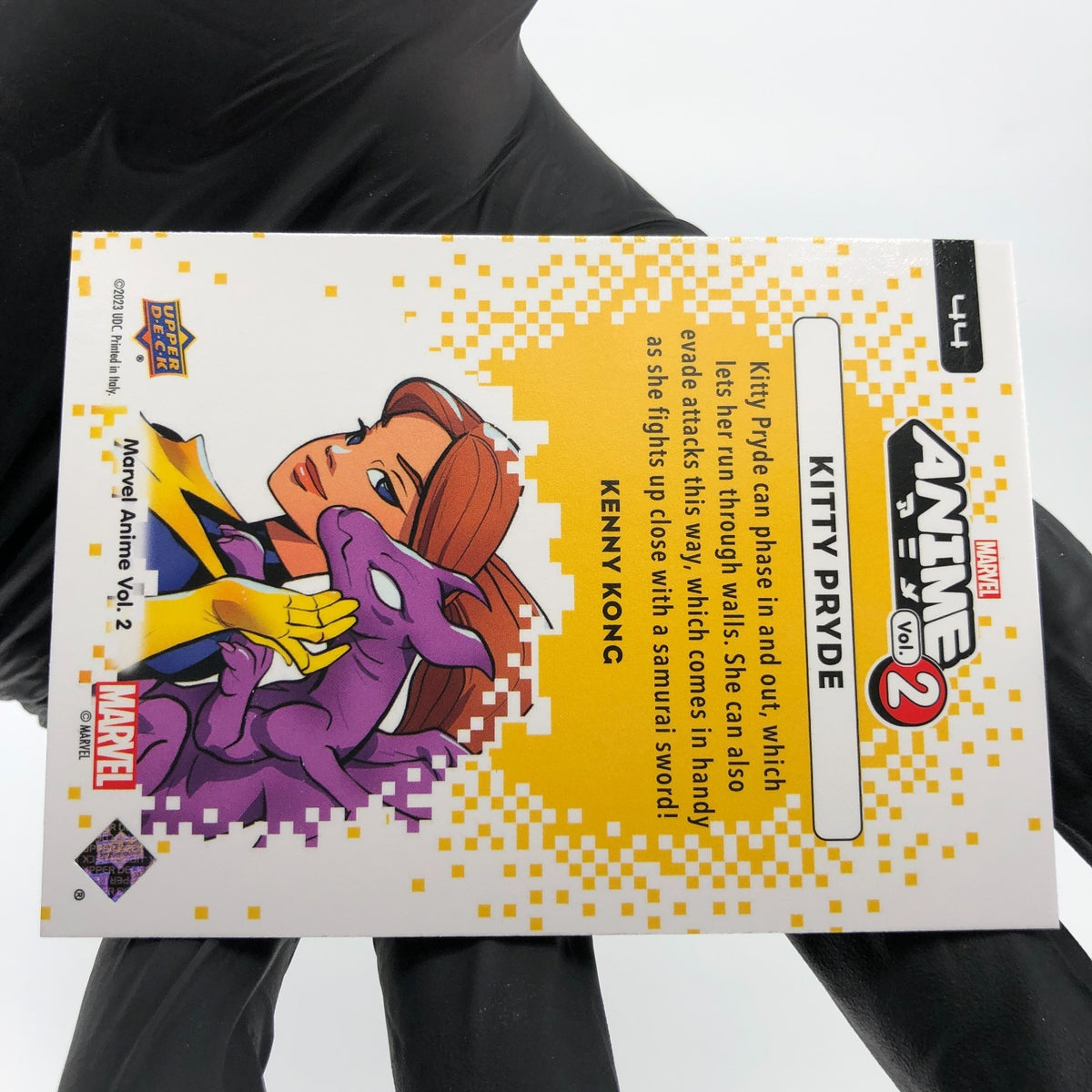 Marvel Card Kitty Pryde 44 Anime Vol.02 Holo Upper Deck Fleer [NM]