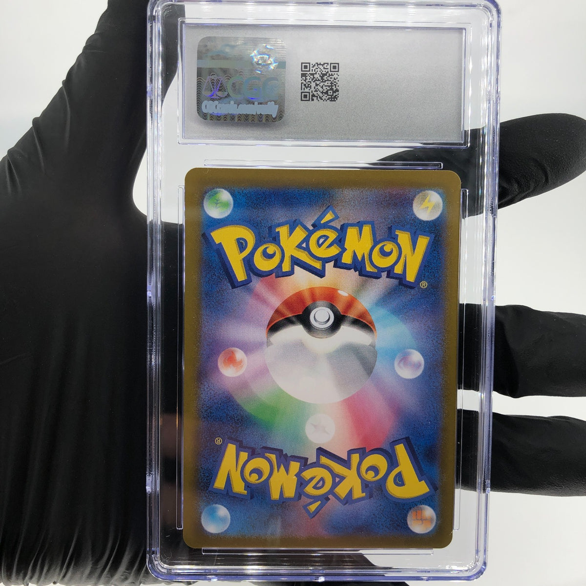 CGC 9 Pokemon Card Meowth 109/098 AR SV10 Team Rocket Japanese Karte [9]