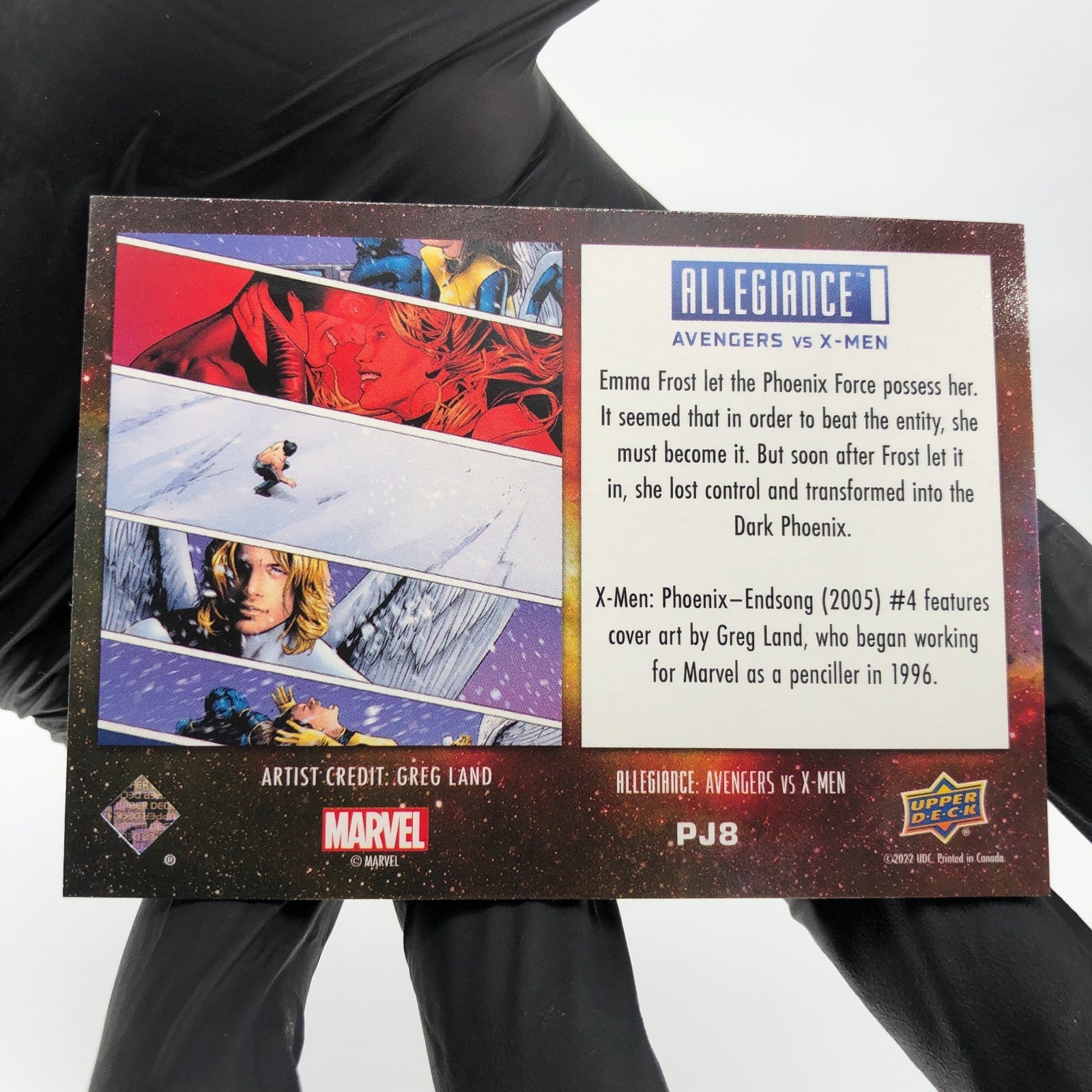 Marvel Card Phoenix Cosmic Journey PJ8 Holo Allegiance Upper Deck [NM]