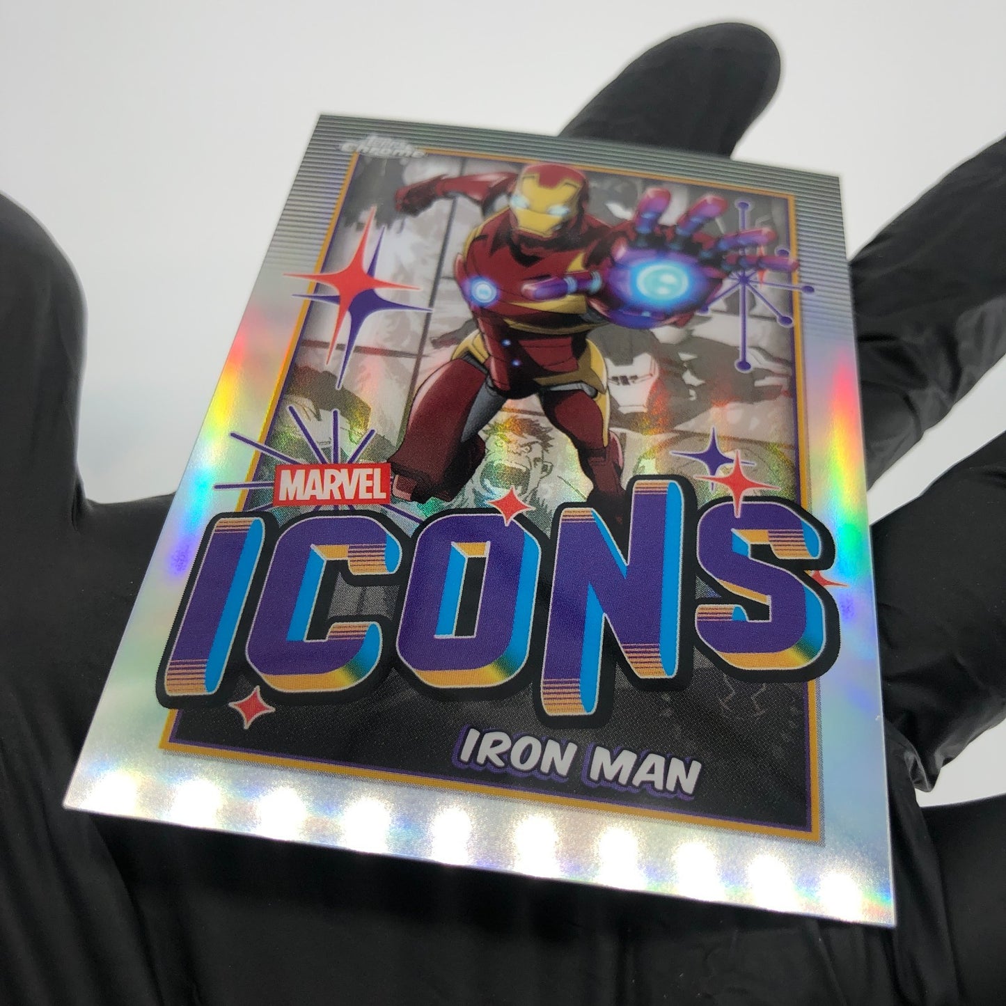 Marvel Card Iron-Man MI-7 Icons Topps Chrome 2025 [NM]