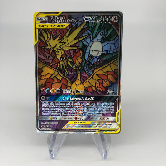 Pokemon Card Moltres Zapdos Articuno GX Sm210 Promo 2019 English Karte [Mint]