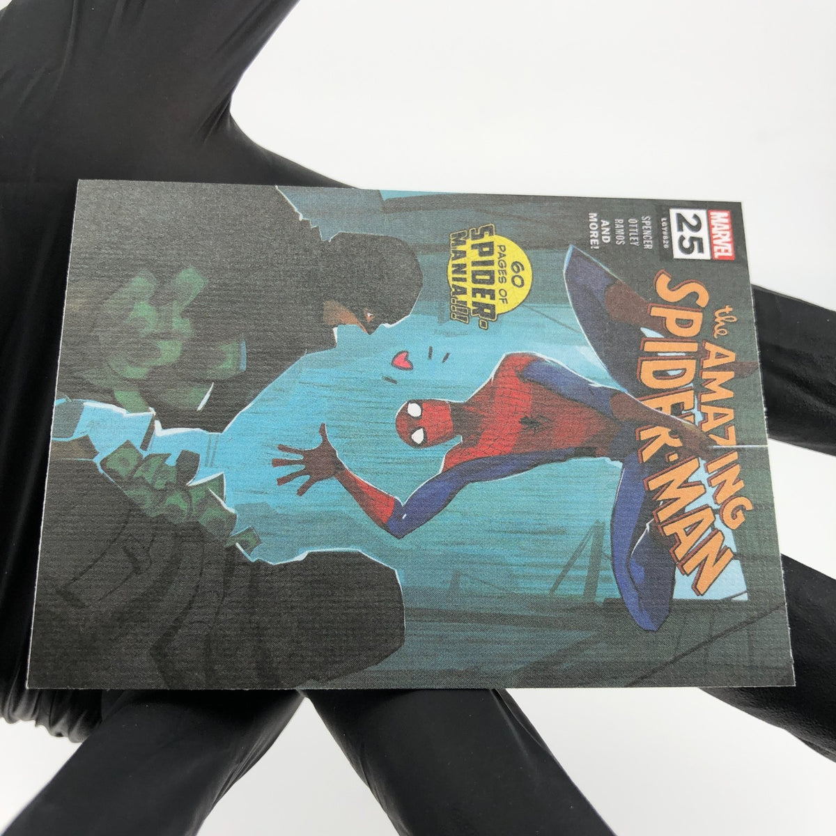 Marvel Card Spider-Man 62 Comic Covers Fleer Upper Deck Renditions [NM]