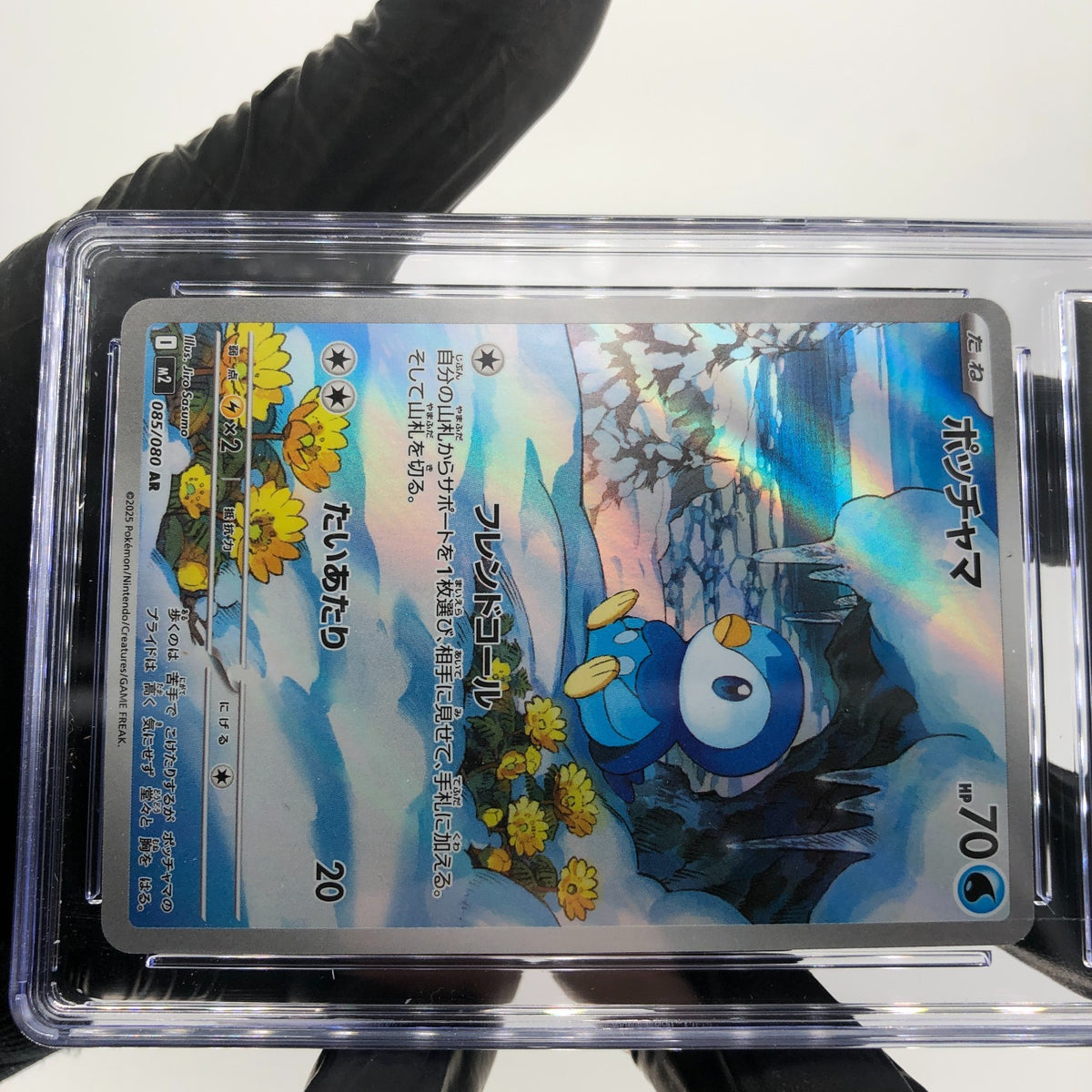 CGC 9 Pokemon Card Piplup 085/080 AR M2 Japanese Karte [9]