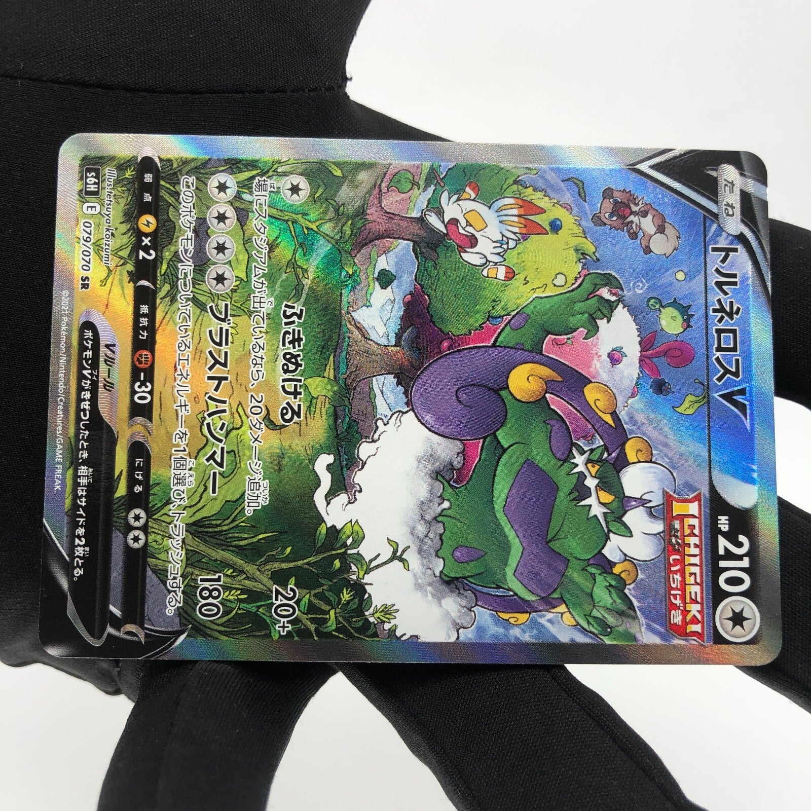 Pokemon Card Tornadus V 079/070 SR s6H Alt Art Japanese Karte [Mint]