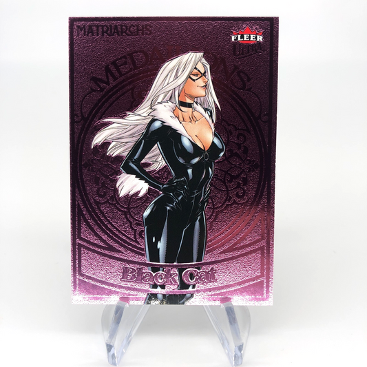 Marvel Card Black Cat M-13 Medallion Matriarchs 2024 Fleer Upper Deck [NM]