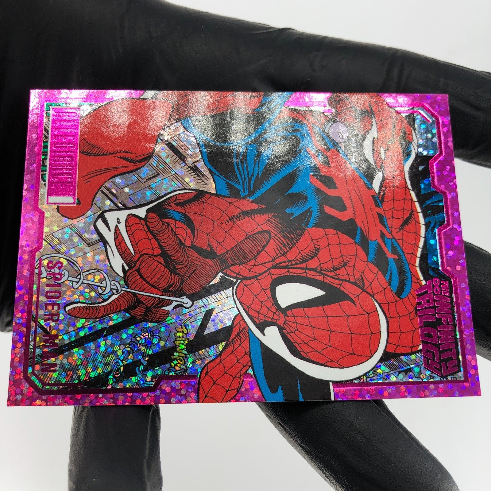Marvel Card Spider-Man 7 Magenta /199 Infinity Allegiance Upper Deck [NM]