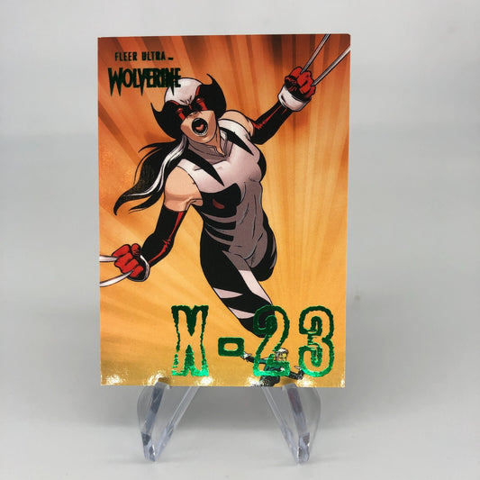 Marvel Card X-23 X-9 Green Fleer Upper Wolverine Ultra [A]
