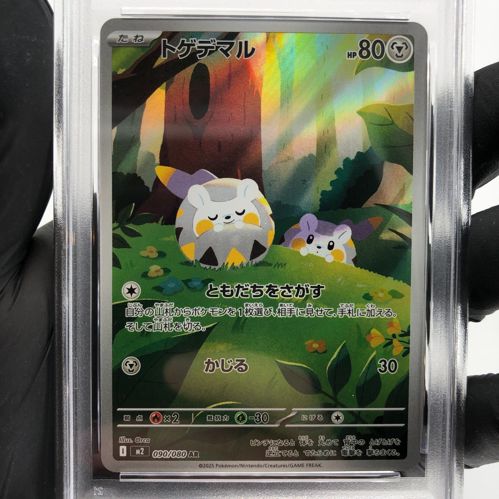 PSA 9 Pokemon Card Togedemaru 090/080 AR M2 Japanese Karte [9] 6