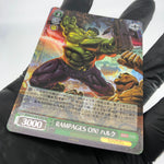 Weiss Schwarz Card Marvel Vol.03 Hulk S124-038S SR Japanese [Mint]