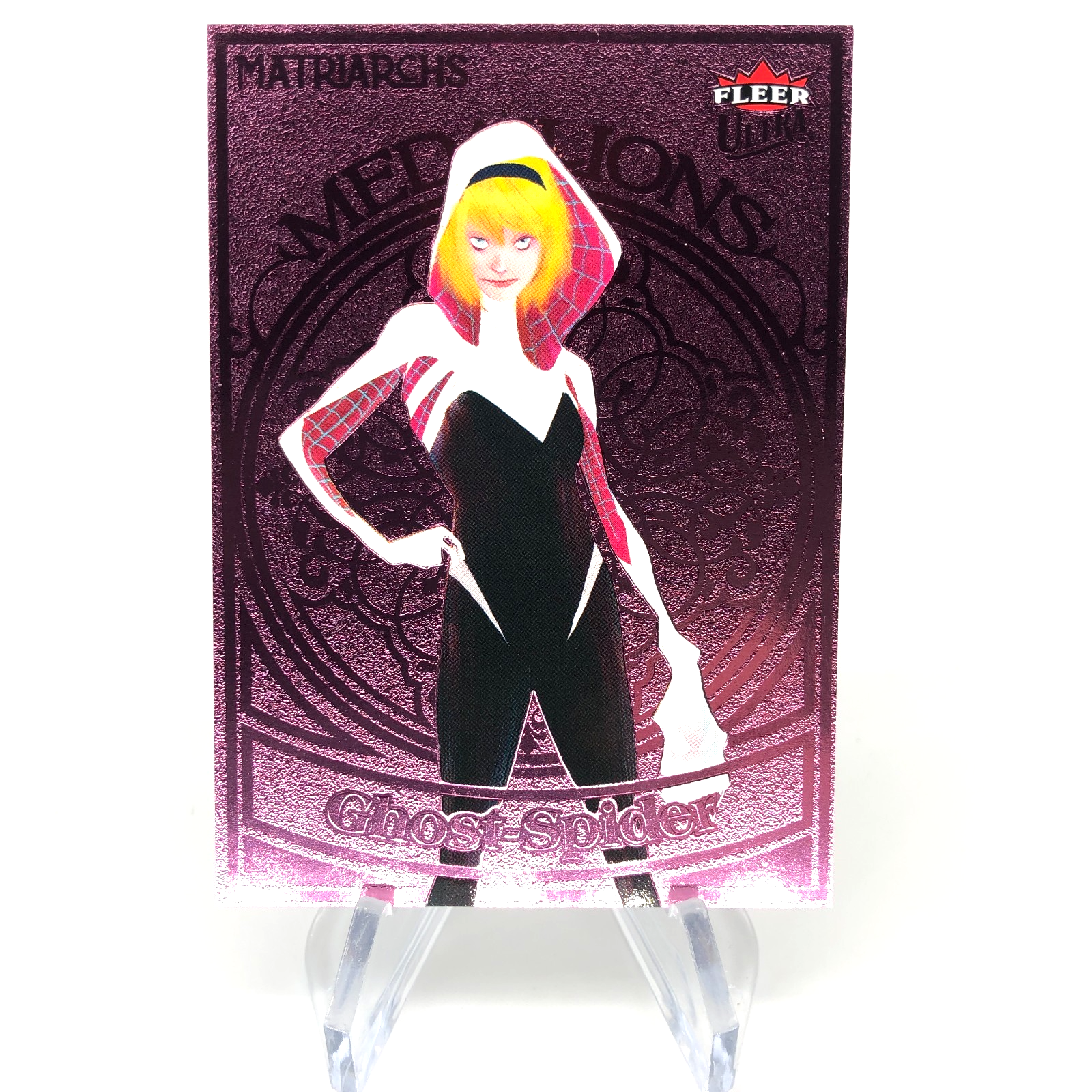 Marvel Card Gwen M-3 Holo Matriarchs 2024 Fleer [NM]