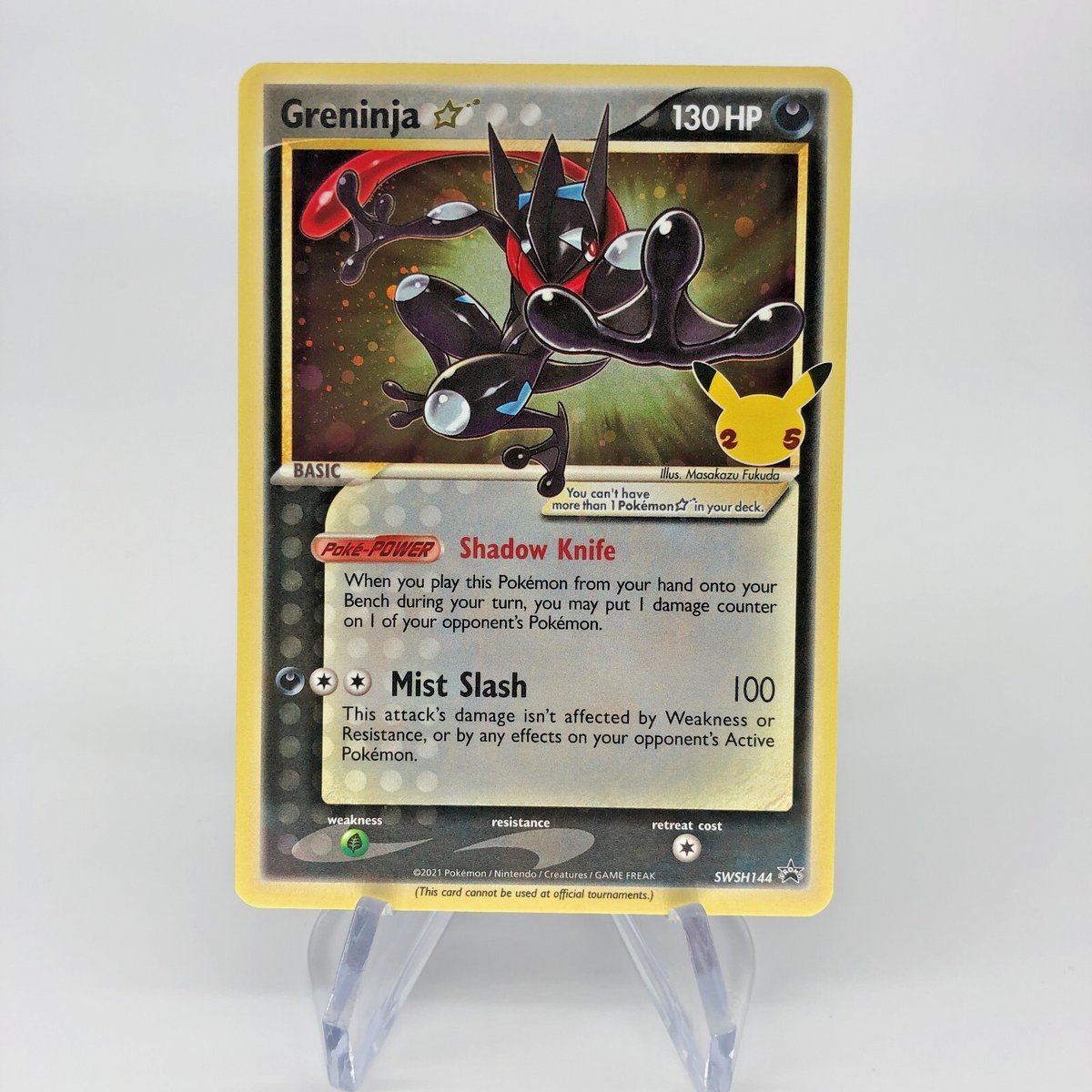 Pokemon Card Greninja Goldstar SWSH144 Promo Holo English Karte [NM]