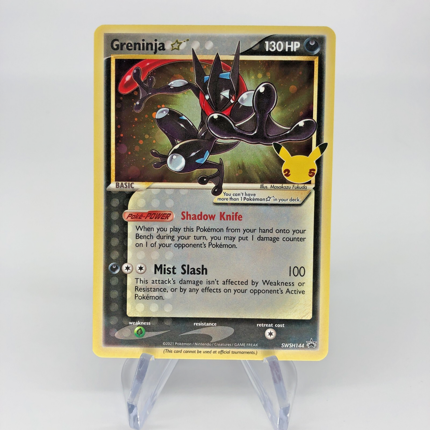 Pokemon Card Greninja Goldstar SWSH144 Promo Holo English Karte [NM]