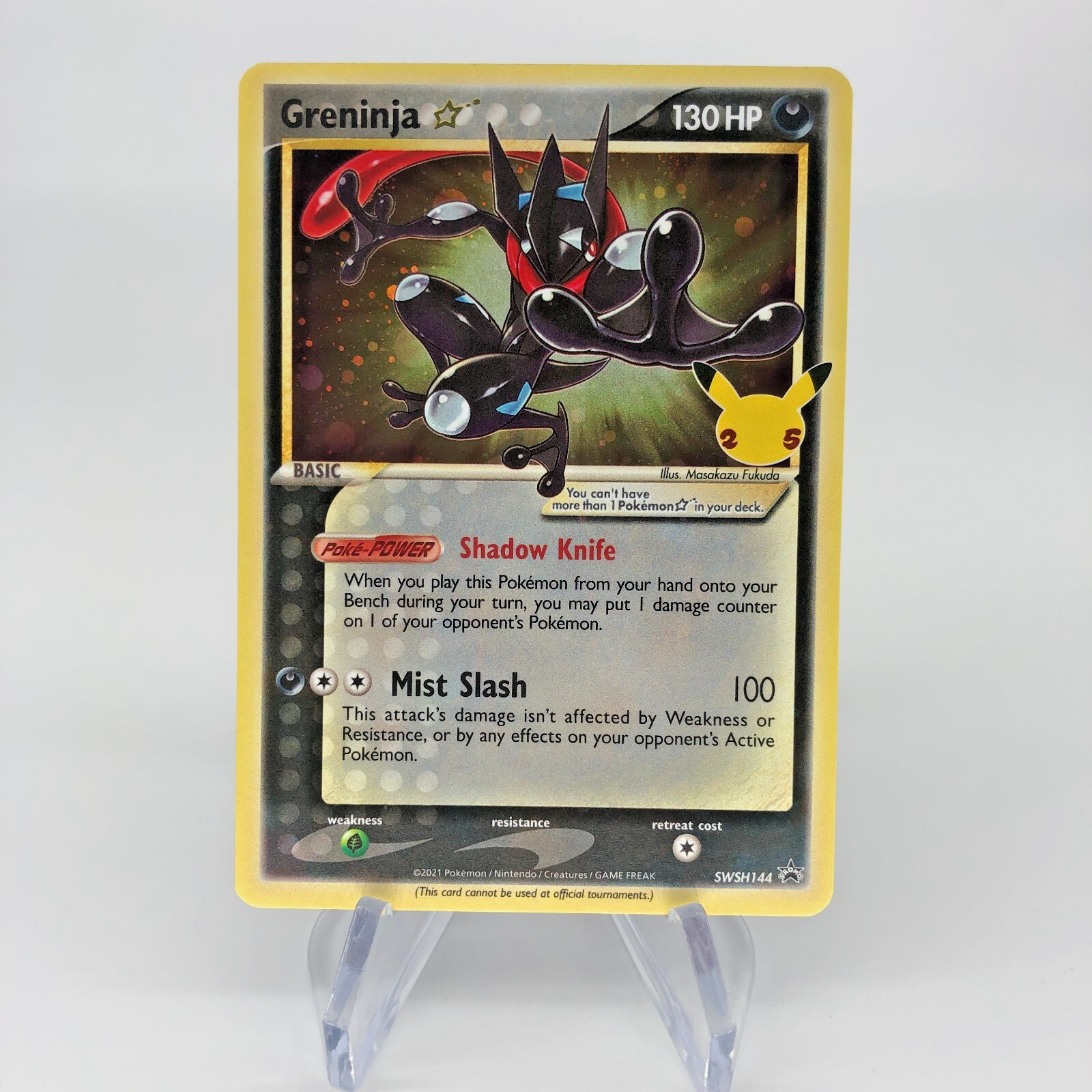 Pokemon Card Greninja Goldstar SWSH144 Promo Holo English Karte [NM]