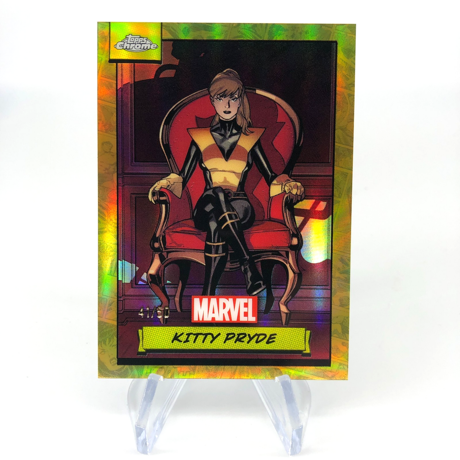 Marvel Card Kitty Pride 95 Gold /50 Topps Chrome 2024 [NM]