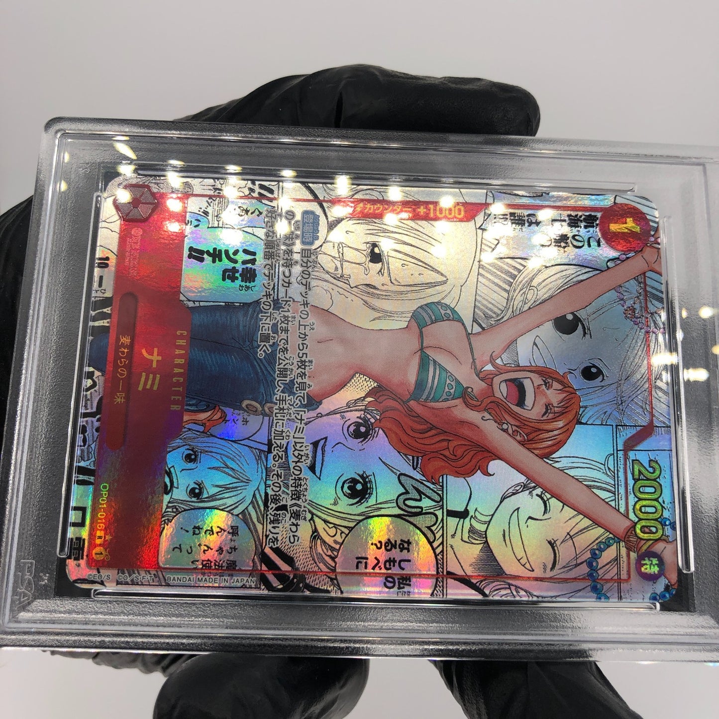 One Piece Card PSA 10 Nami OP01-016 R SP Manga Alt Art Parallel Japanese [10]