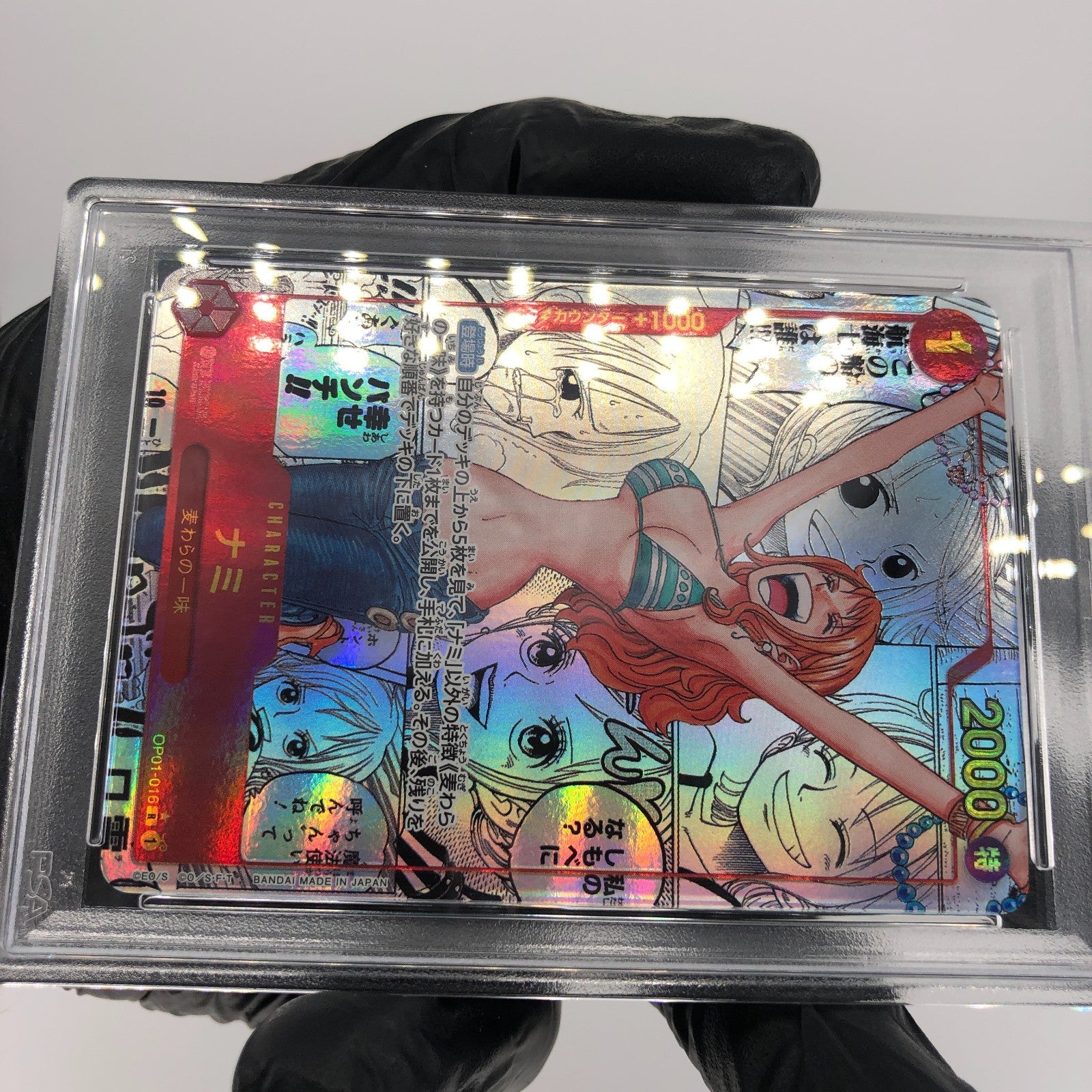 One Piece Card PSA 10 Nami OP01-016 R SP Manga Alt Art Parallel Japanese [10]