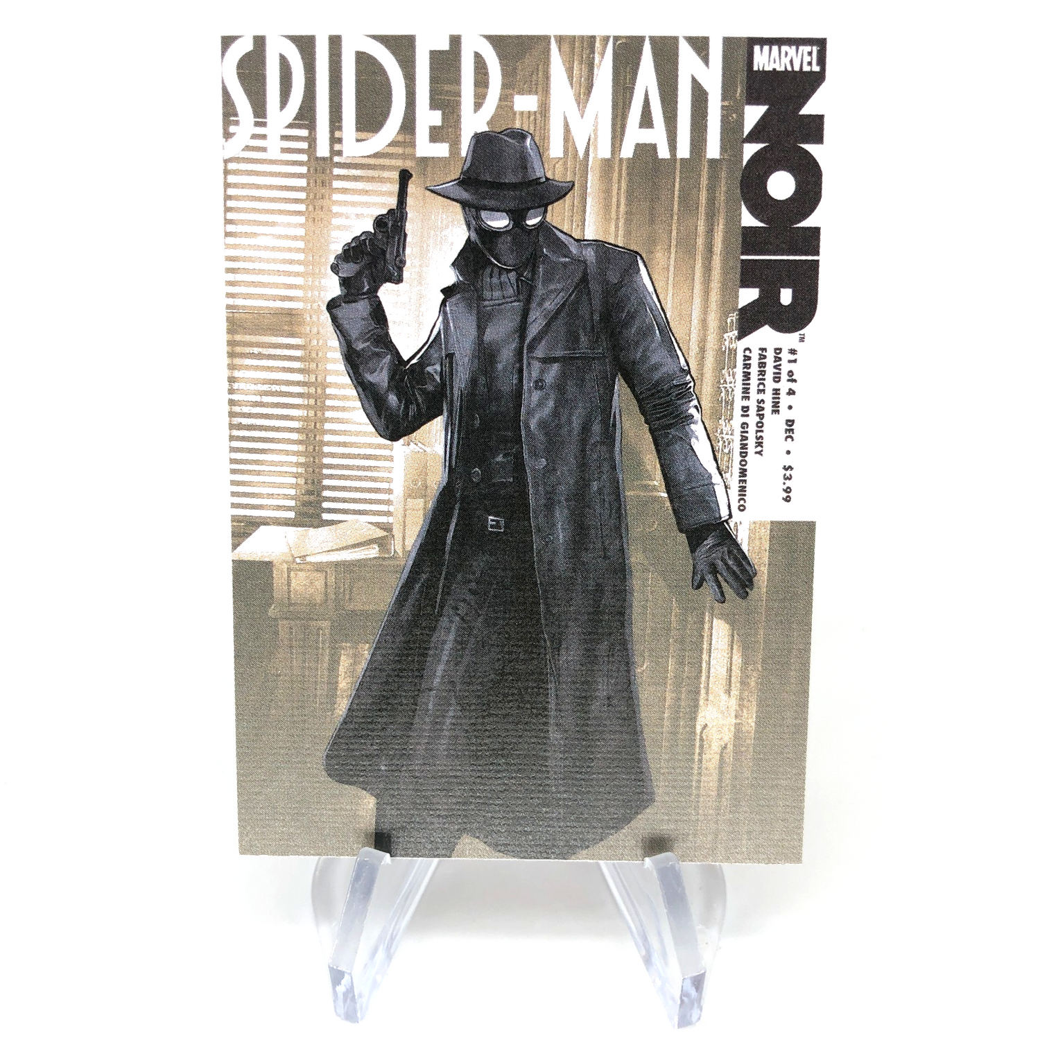 Marvel Card Spider-Man Noir 18 Comic Covers Fleer Upper Deck Renditions [NM]