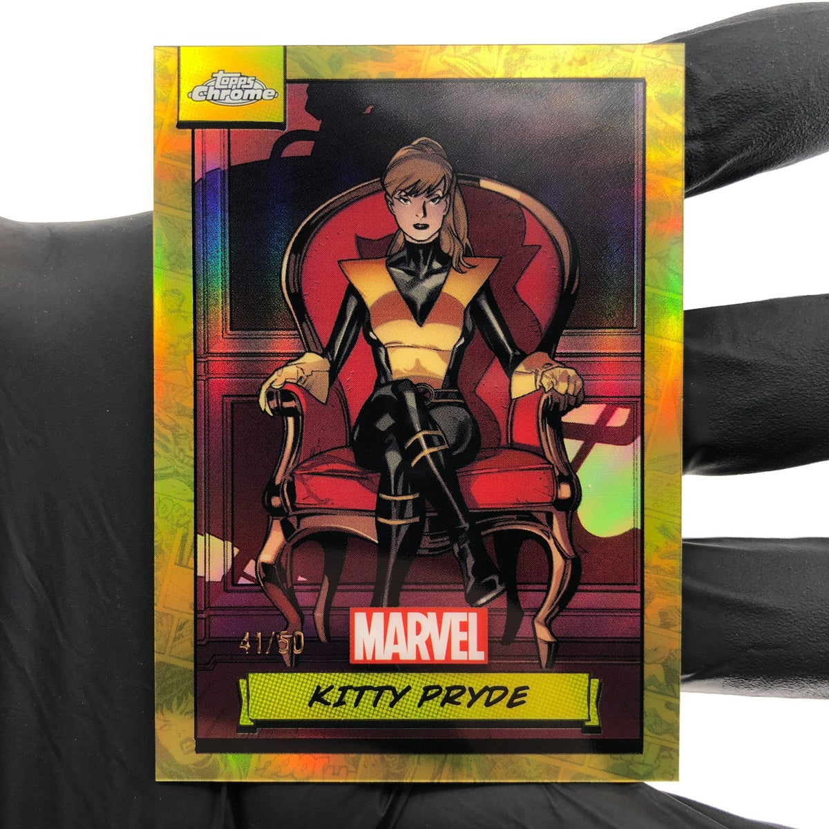 Marvel Card Kitty Pride 95 Gold /50 Topps Chrome 2024 [NM]