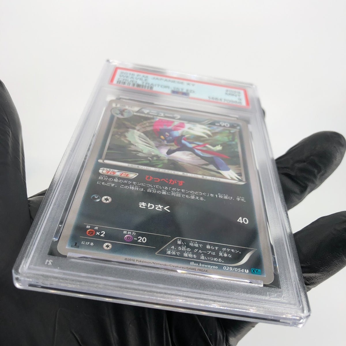 PSA 9 Pokemon Card Weavile 029/054 U 1.Edition XY11 Japanese Karte [9]