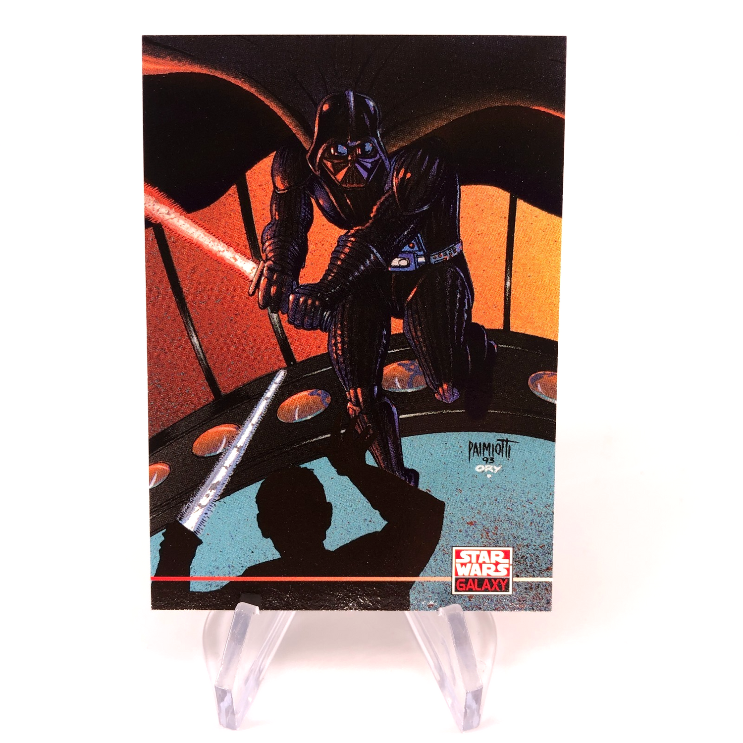 Star Wars Galaxy Card Luke Darth Vader Jimmy Palmiotti 258 Topps Vader 1994 [NM]