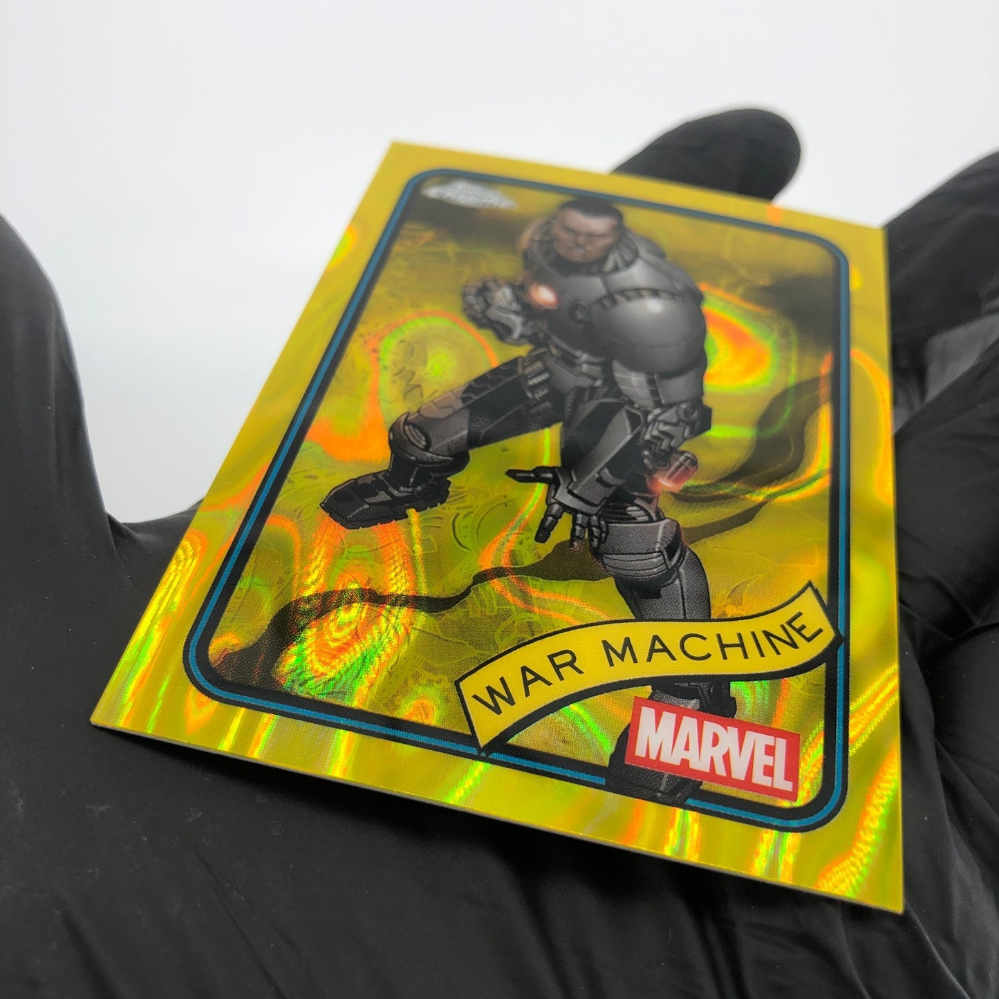 Marvel Card War Maschine 194 Yellow Lava Refractor Topps Chrome 2025 [NM]