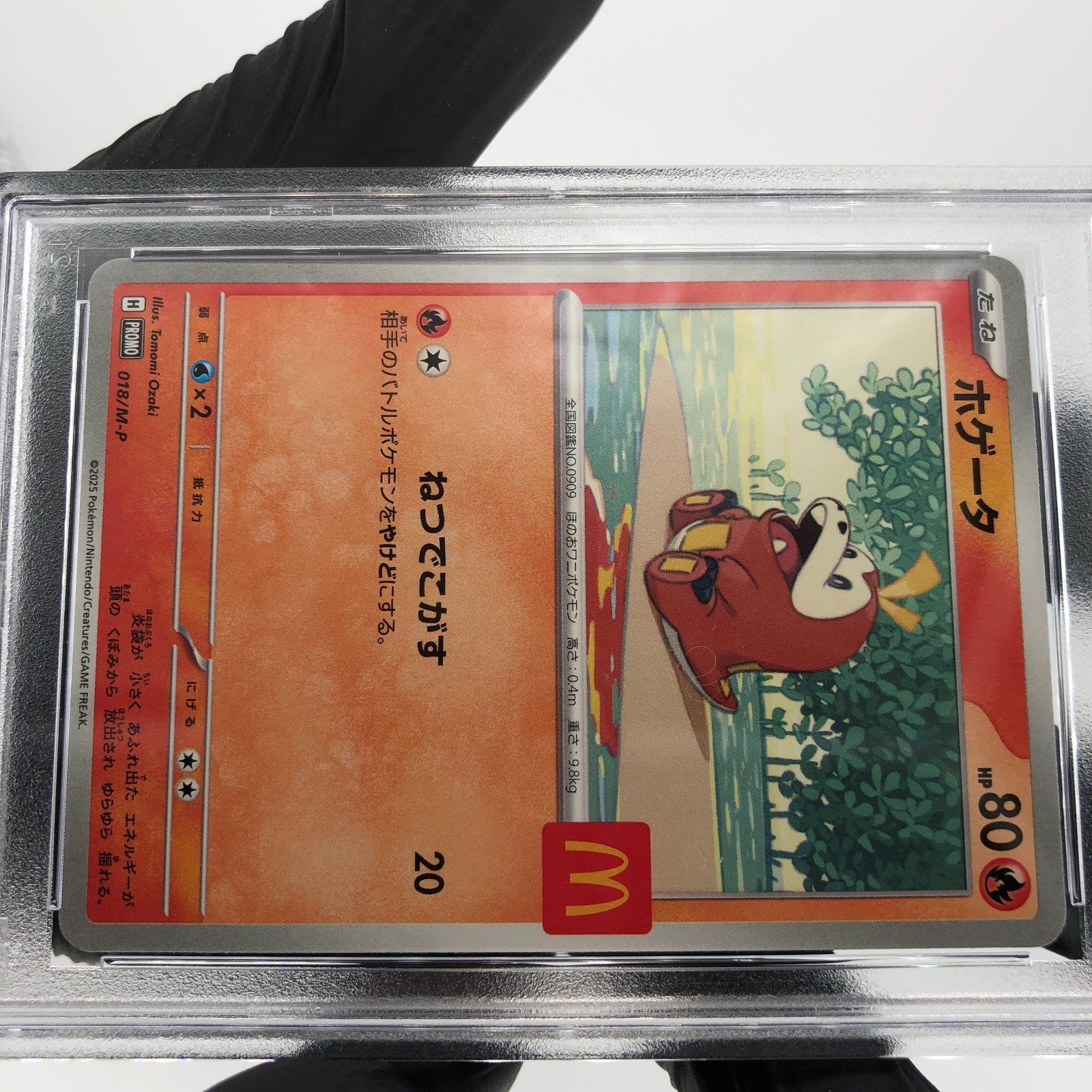 PSA 9 Pokemon Card Fuecoco 018/M-P McDOnalds Promo Japanese Karte [9]