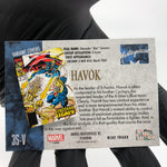 Marvel Card Havok Blue  Traxx 35-V  Fleer Upper Deck Masterpieces [NM]