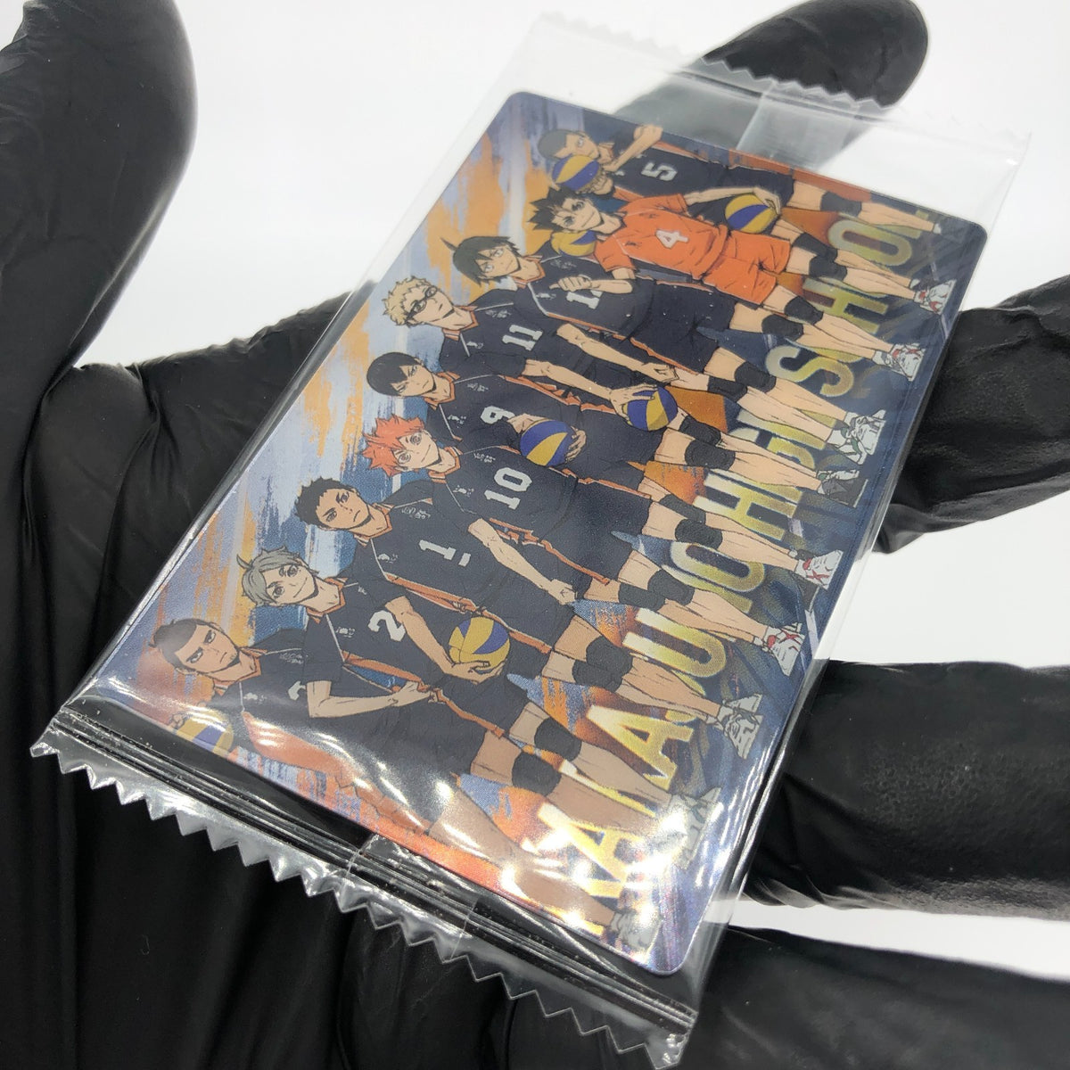 Haikyu!! Card Wafer Karasuno No.18 Holo japanese [Sealed]